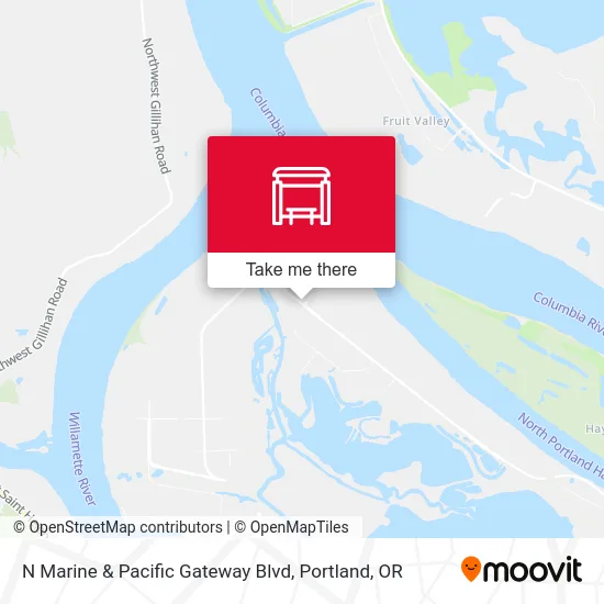 N Marine & Pacific Gateway Blvd map