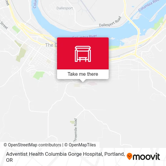 Adventist Health Columbia Gorge Hospital map