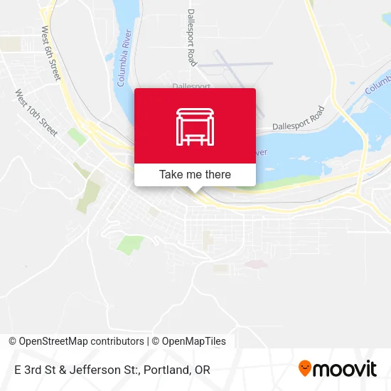E 3rd St & Jefferson St: map
