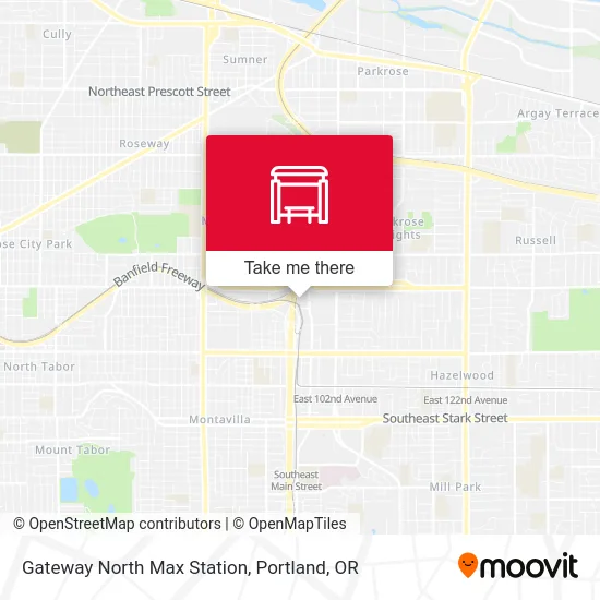 Mapa de Gateway North Max Station