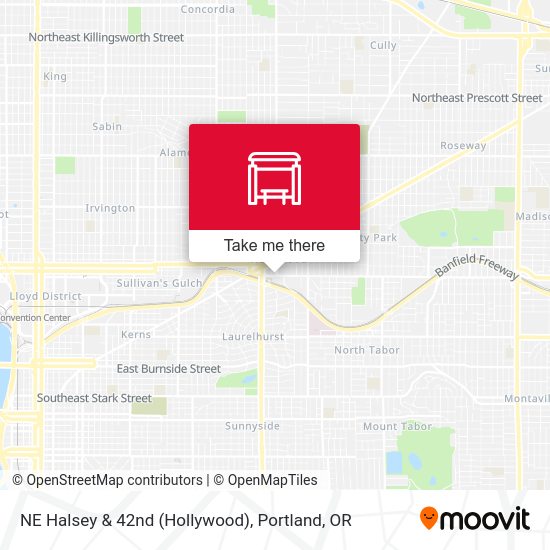 Mapa de NE Halsey & 42nd (Hollywood)