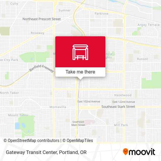 Mapa de Gateway Transit Center