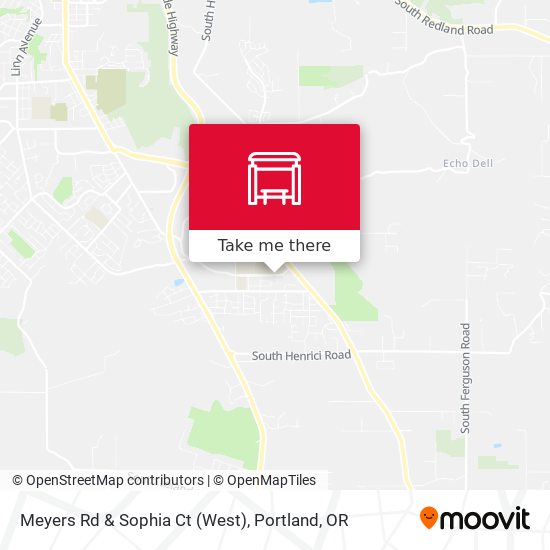 Meyers Rd & Sophia Ct (West) map