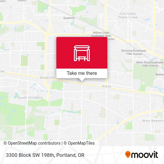 Mapa de 3300 Block SW 198th