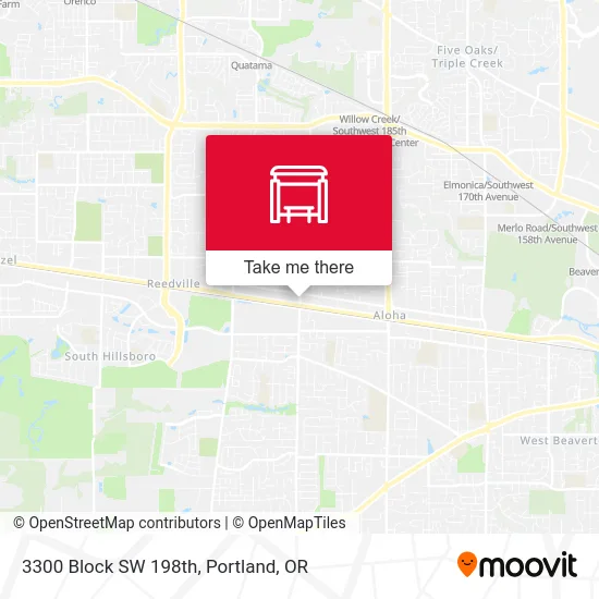 Mapa de 3300 Block SW 198th