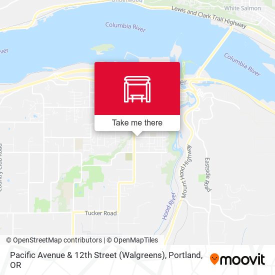 Pacific Avenue & 12th Street (Walgreens) map