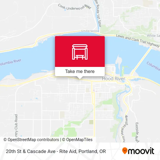 Mapa de 20th St & Cascade Ave - Rite Aid