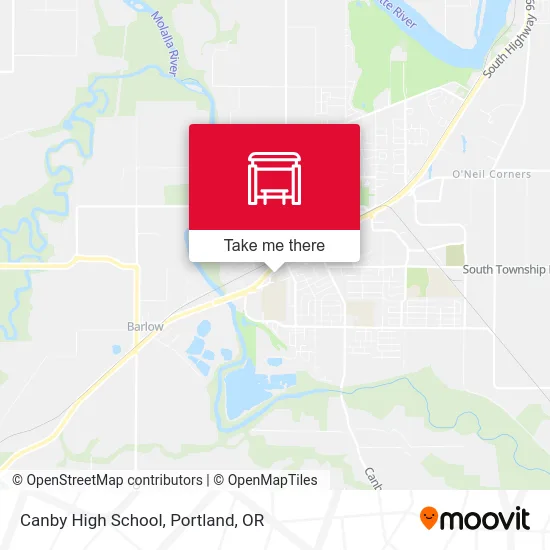 Canby High School map