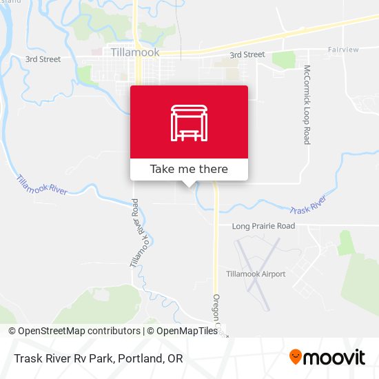 Mapa de Trask River Rv Park