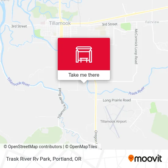 Trask River Rv Park map