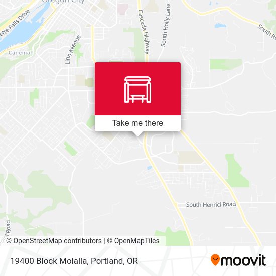 19400 Block Molalla map