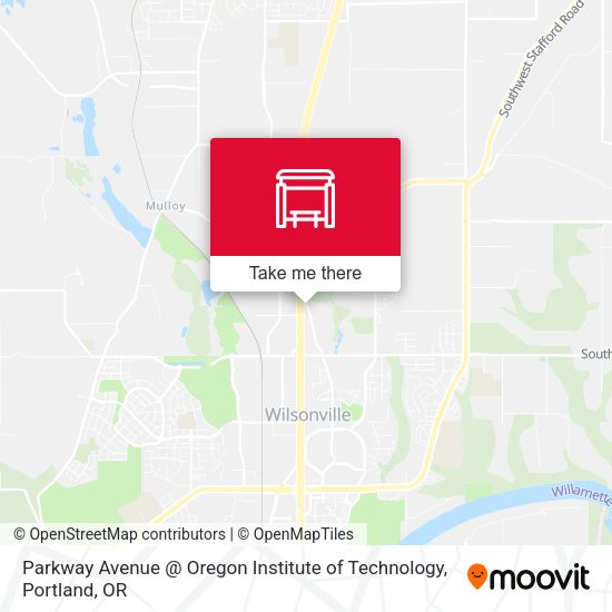 Parkway Avenue @ Oregon Institute of Technology map