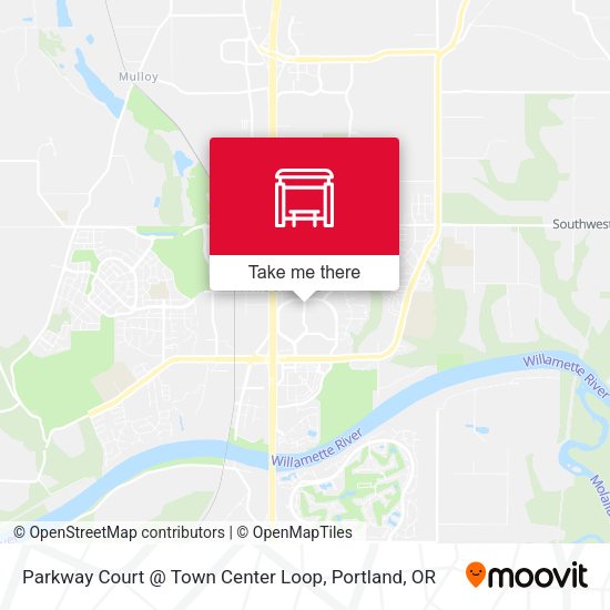 Mapa de Parkway Court @ Town Center Loop