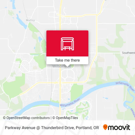 Parkway Avenue @ Thunderbird Drive map