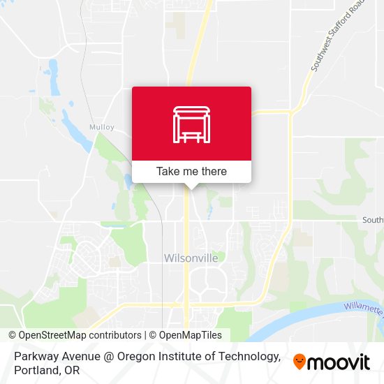 Parkway Avenue @ Oregon Institute of Technology map