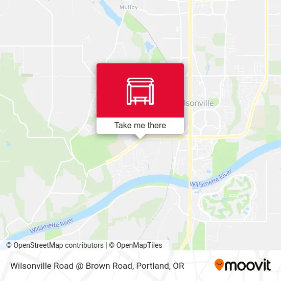 Wilsonville Road @ Brown Road map