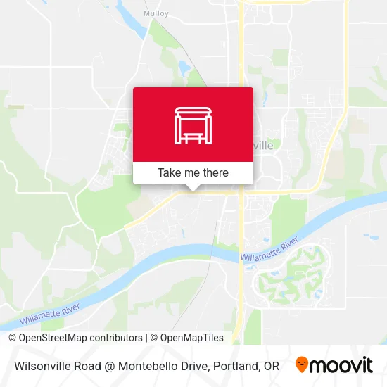 Wilsonville Road @ Montebello Drive map
