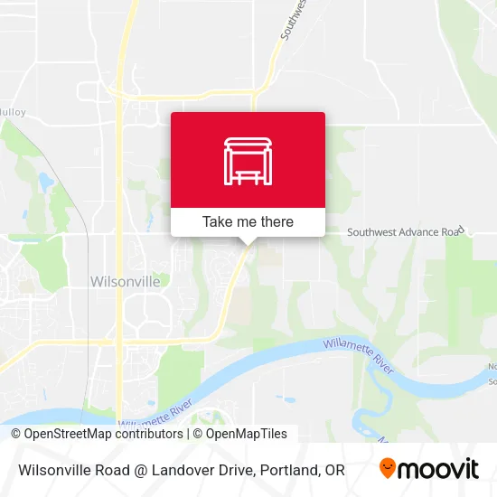 Wilsonville Road @ Landover Drive map