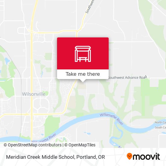 Meridian Creek Middle School map