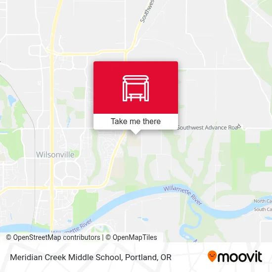 Meridian Creek Middle School map