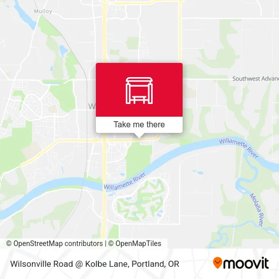 Wilsonville Road @ Kolbe Lane map
