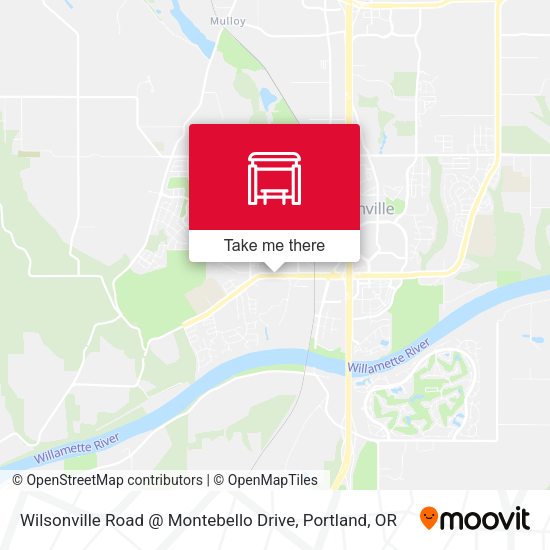 Wilsonville Road @ Montebello Drive map