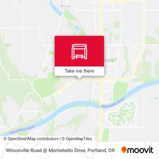 Wilsonville Road @ Montebello Drive map
