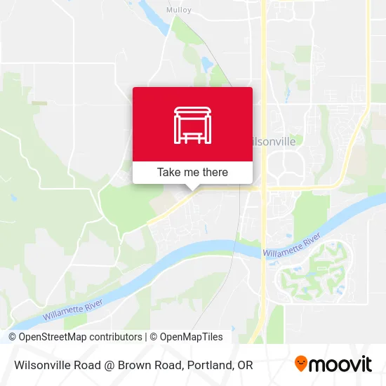 Wilsonville Road @ Brown Road map