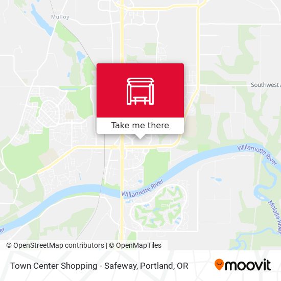 Town Center Shopping - Safeway map