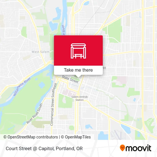 Court Street @ Capitol map