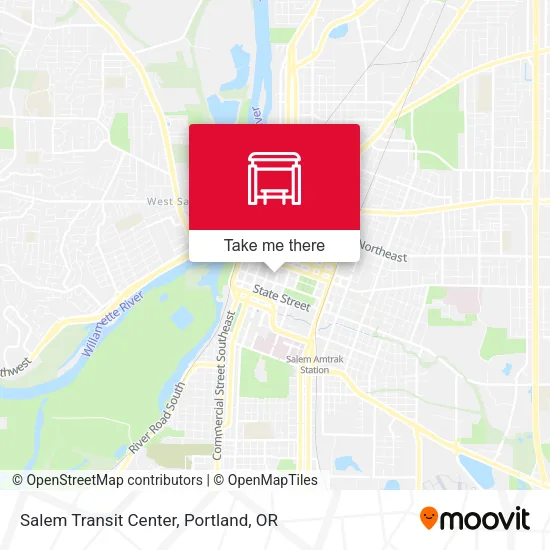 Mapa de Salem Transit Center