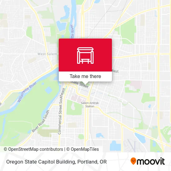 Mapa de Oregon State Capitol Building