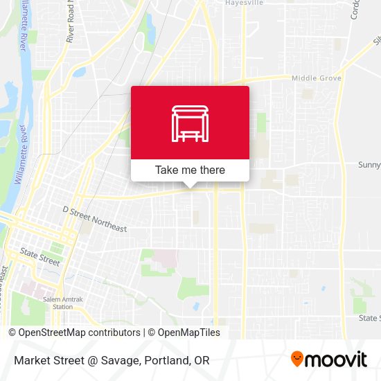 Market Street @ Savage map