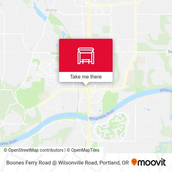 Boones Ferry Road @ Wilsonville Road map