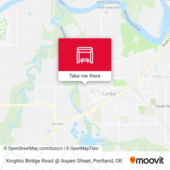 Knights Bridge Road @ Aspen Street map