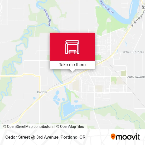 Cedar Street @ 3rd Avenue map