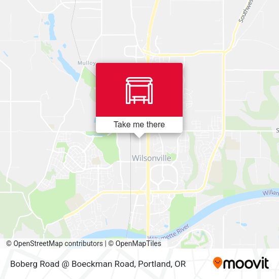 Boberg Road @ Boeckman Road map