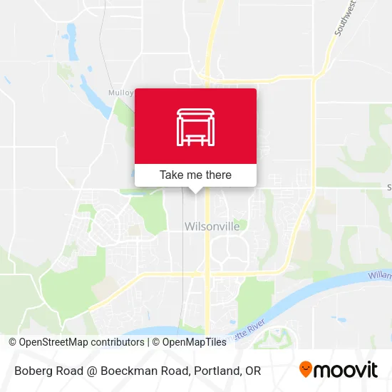 Boberg Road @ Boeckman Road map