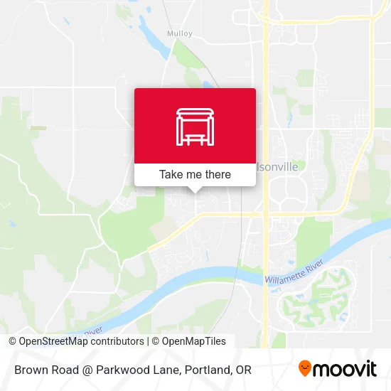 Brown Road @ Parkwood Lane map