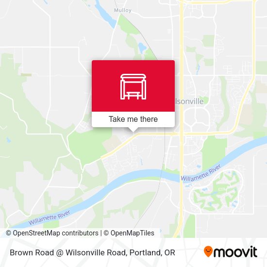 Mapa de Brown Road @ Wilsonville Road