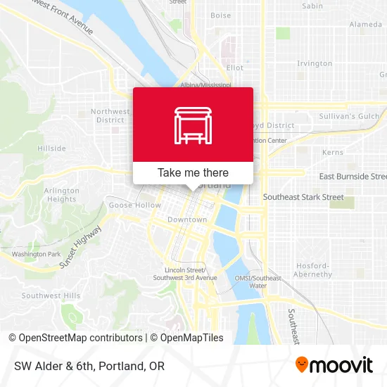 Mapa de SW Alder & 6th