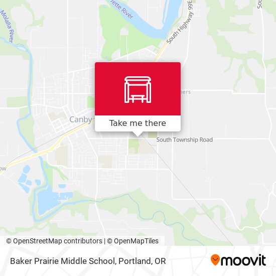 Baker Prairie Middle School map