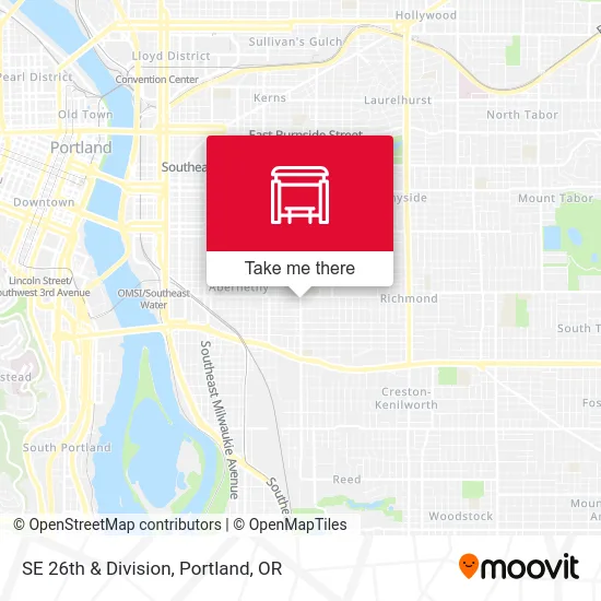 Mapa de SE 26th & Division