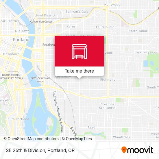 Mapa de SE 26th & Division
