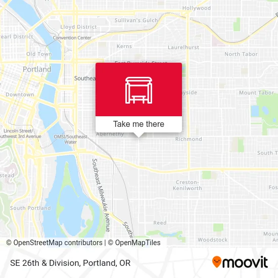 Mapa de SE 26th & Division