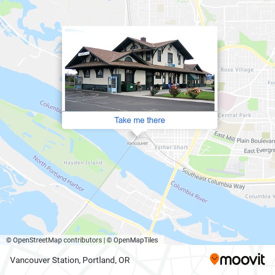 Vancouver Station map