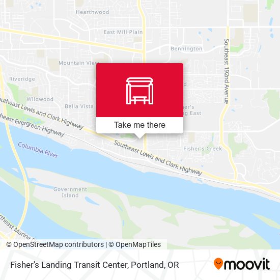 Mapa de Fisher's Landing Transit Center