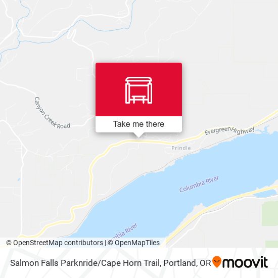 Salmon Falls Parknride / Cape Horn Trail map