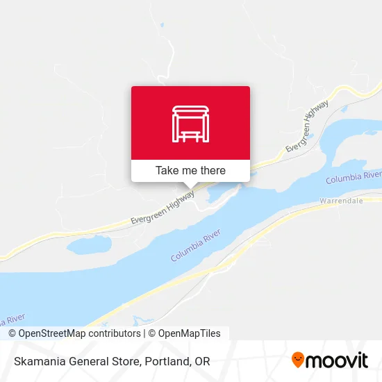 Skamania General Store map