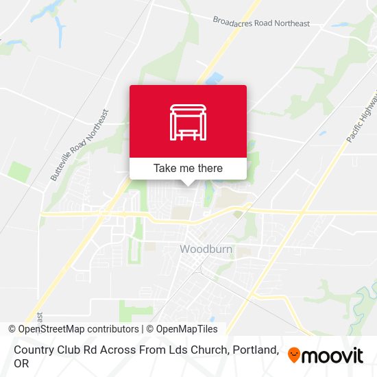 Country Club Rd Across From Lds Church map